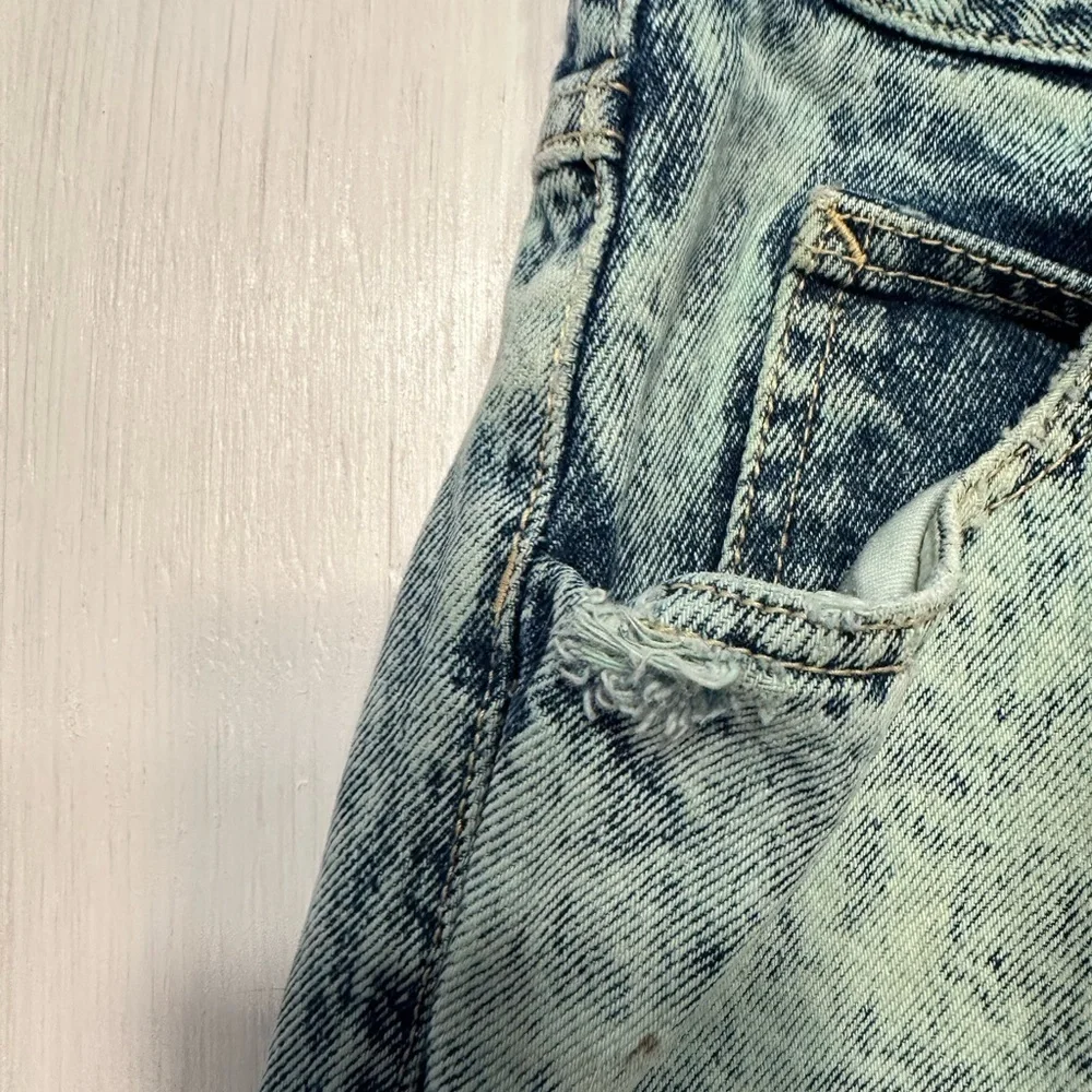Vintage 80s 90s Code Bleu Acid Wash Jeans Women’s High Rise Straight 14 - Picture 13 of 16